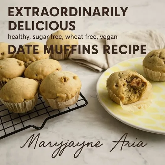 THE EXTRAORDINARILY DELICIOUS VEGAN DATE MUFFINS RECIPE