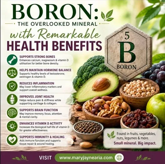 Boron: The Overlooked Mineral with Remarkable Health Benefits: