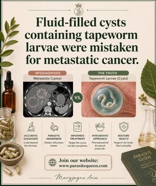 Doctors thought a man had brain cancer; they found live tapeworm parasites instead.