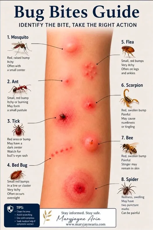 How to Identify Common Insect Bites and Natural Ways to Soothe Them