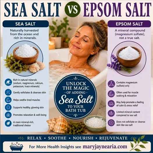 Unlock the Magic of Adding Sea Salt to Your Bath Tub