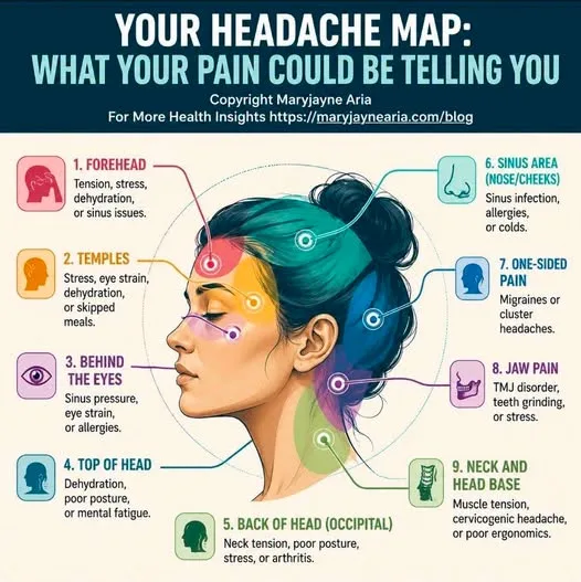 Headache Location Guide: What Different Areas of Head Pain May Mean