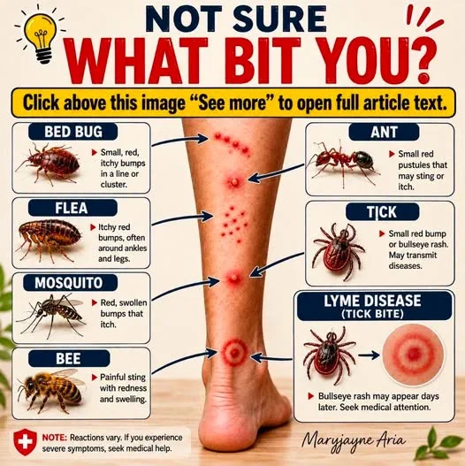 WHAT BIT YOU? A Practical Guide to Recognising Common Bites and Stings