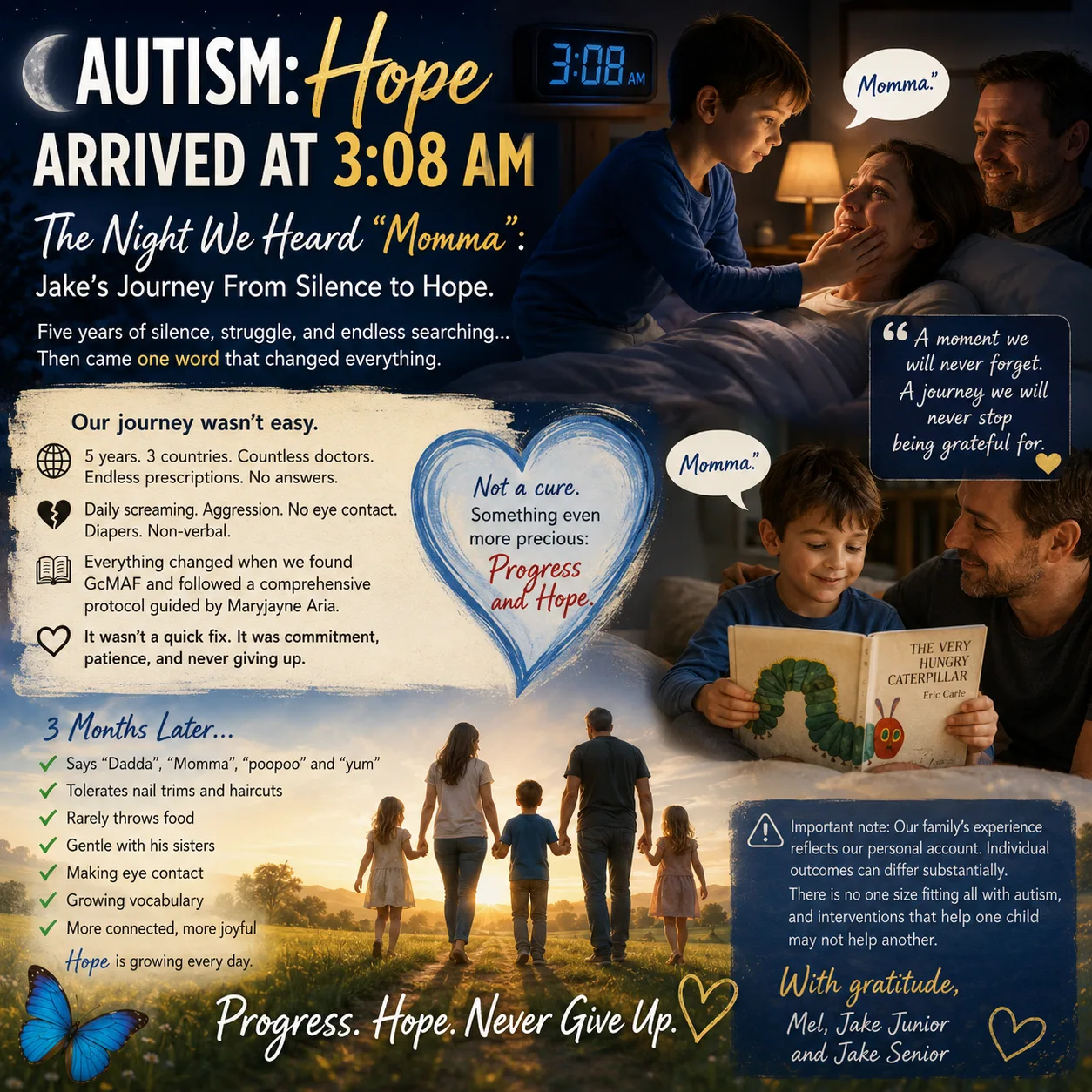 Autism: Hope Arrived at 3:08 AM